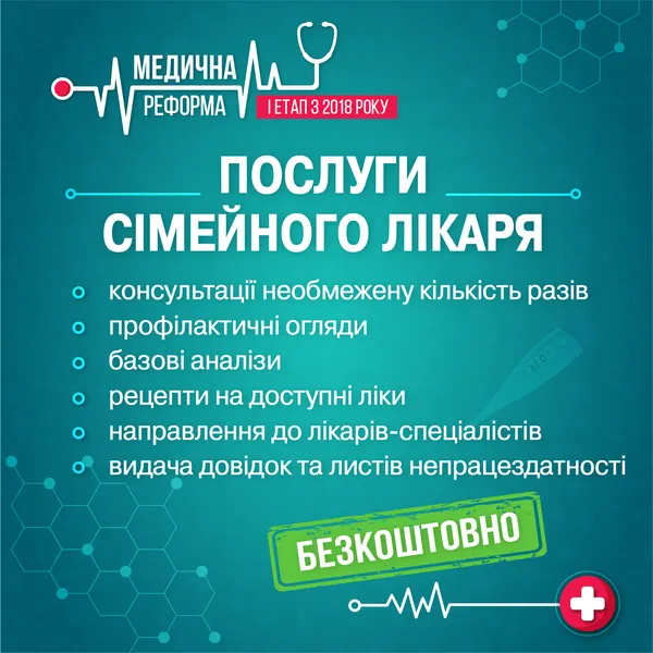Медична реформа в Україні: що зміниться з 2018 року (інфографіка)