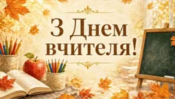 З Днем учителя 2026: красиві листівки та найкращі привітання у віршах й прозі