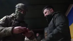 У Купʼянську Зеленський відвідав командний пункт 14-ї бригади