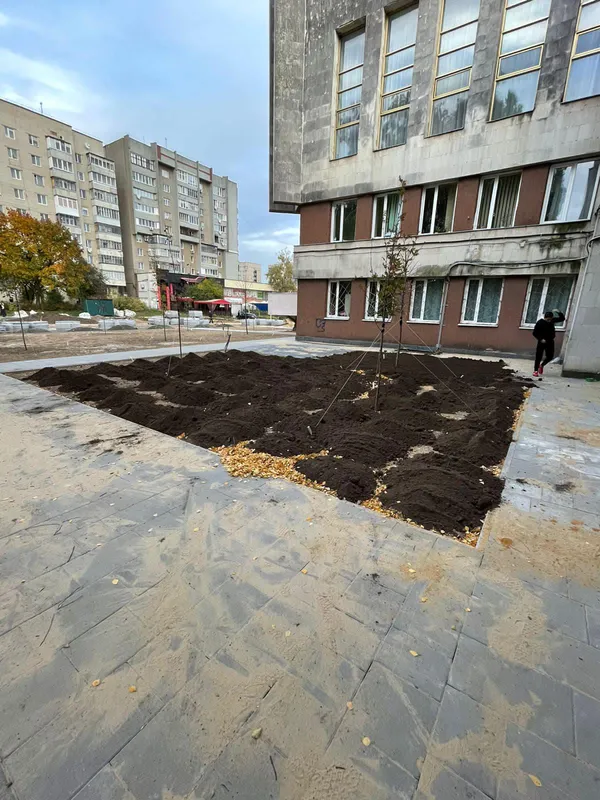 Показали, що зробили на площі перед луцьким РАЦСом (фото)
