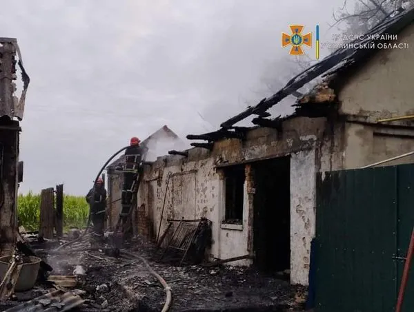 На Волині під час пожежі загинув чоловік із 4-річною донькою (фото, відео)