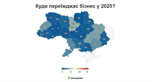 Скільки цьогоріч бізнесів переїхало з Волині