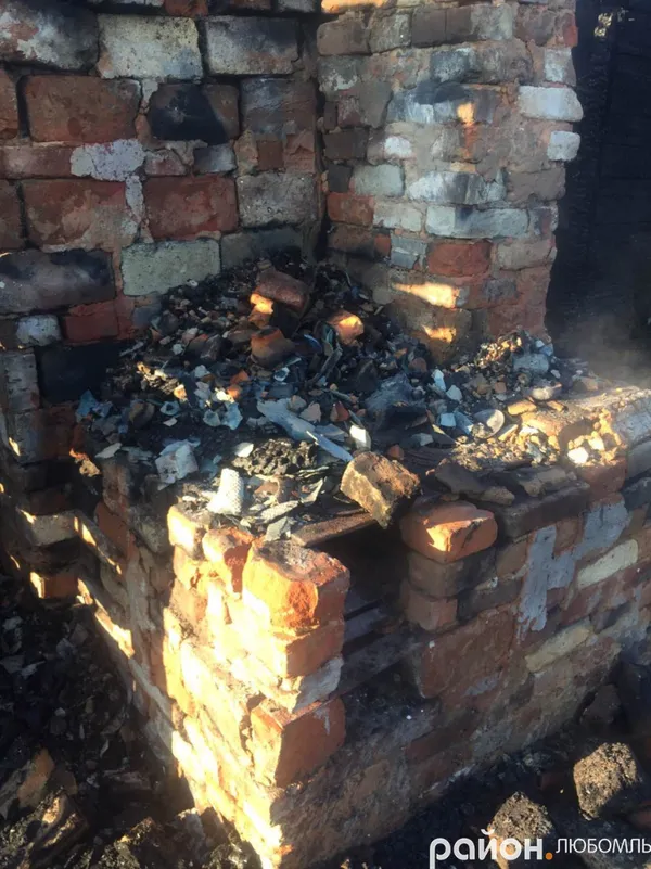На Любомльщині у пожежі загинула людина