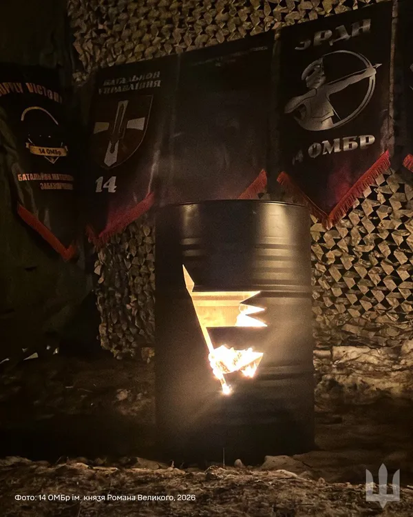 Полум’я вогню, стяг і зброя: у волинській бригаді нові побратими дали клятву Князівського воїна (фото)