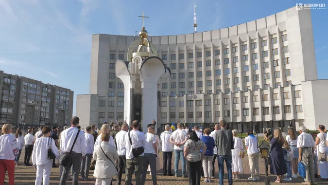 У День Незалежності України в Луцьку вшанували борців за волю (фото, відео)