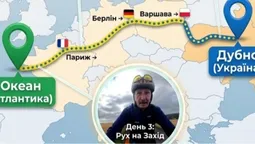 Руйнує стереотипи про вік: 68-річний дубенчанин їде велосипедом до океану (відео)