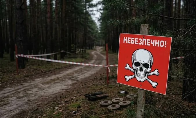 ⛔Вибухонебезпечні предмети: на Ківерцівщині заборонили відвідувати частину лісу