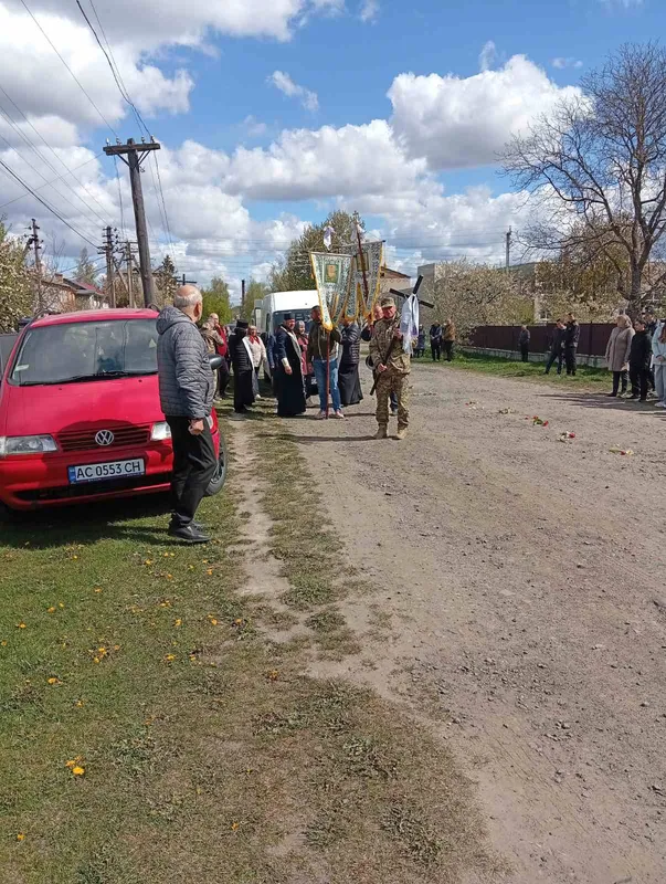 На Волині попрощалися із померлим захисником Михайлом Сютриком (фото)