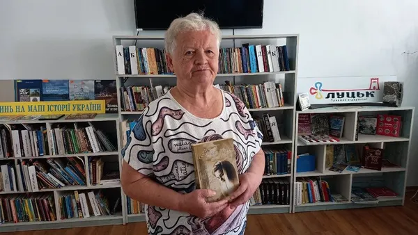 Переселенка з Миколаївщини та читачка бібліотеки Тетяна Терещенко
