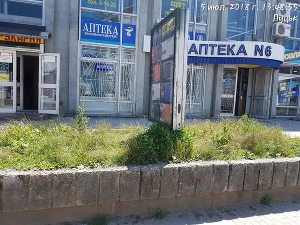 «Луцьктепло» отримало припис через занедбані клумби (фото)