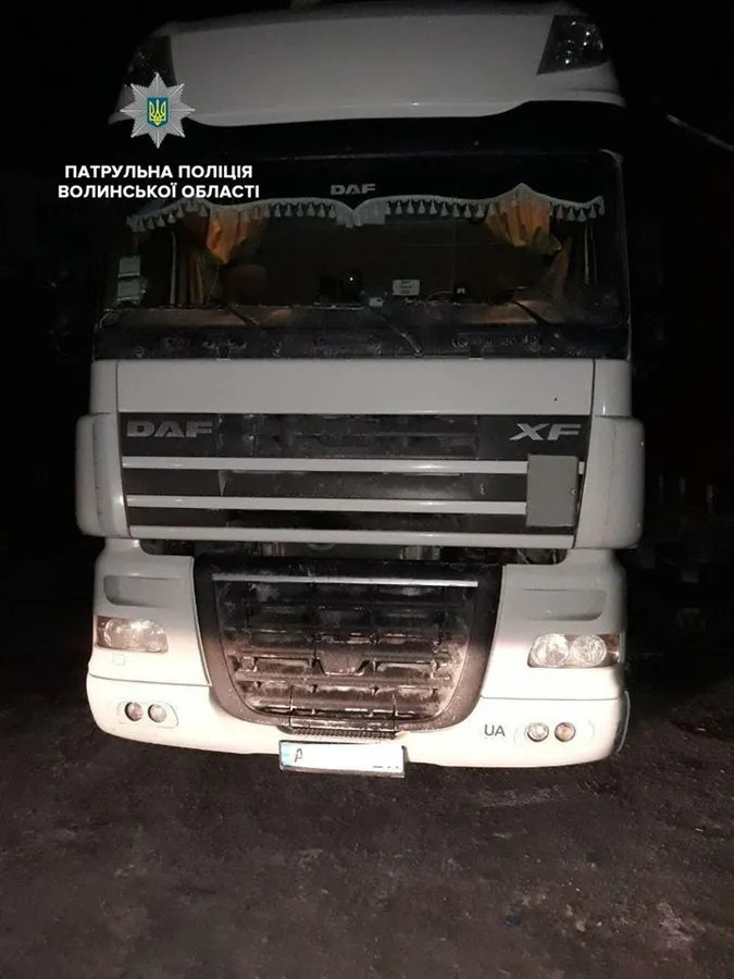 На Волині затримали водія фури під кайфом