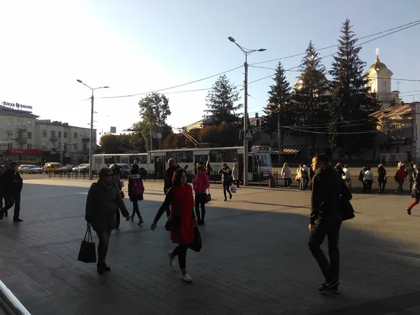 У центрі Луцька - затор (фото)