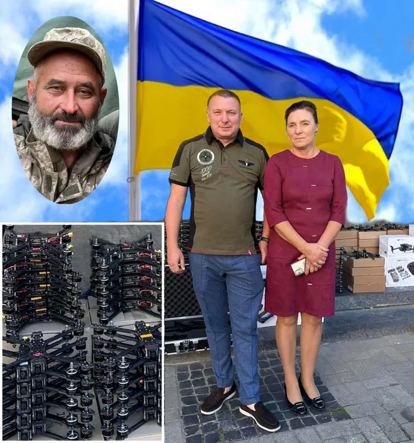 1,5 мільйона на дрони передала вдова волинського воїна