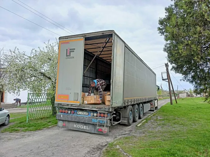З Волині з любов'ю: на Запоріжжя відправилась фура з допомогою