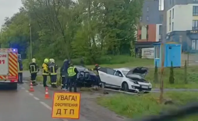 У Луцьку – ДТП на Володимирській: є постраждалий (відео)