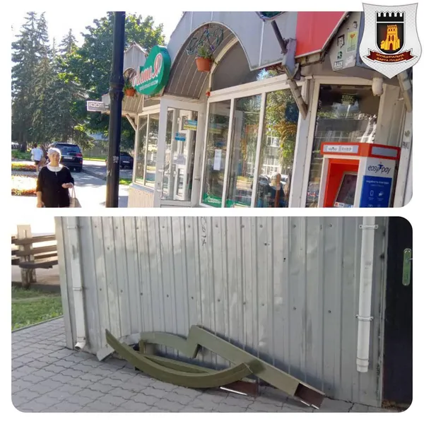 У Луцьку орендарів зобов'язали помити і пофарбувати лавки та урни на зупинках (фото)