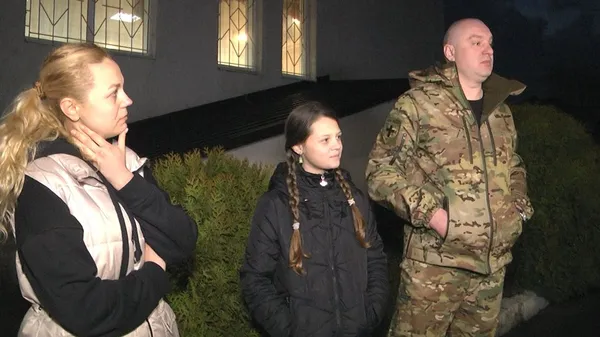 Юрій Столярчук з дружиною та донькою