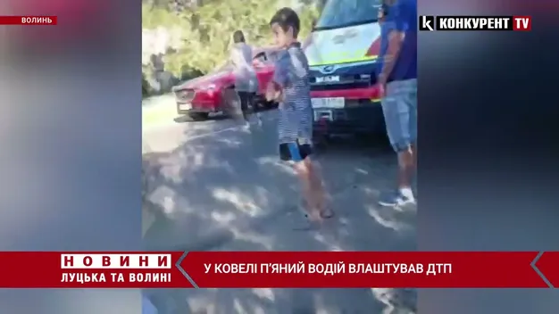 Замість авто – купа брухту: у Ковелі п’яний водій влаштував ДТП (відео)