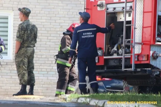 На території луцького СІЗО пожежа