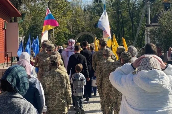 У селі Гірка Полонка освятили Пантеон полеглих Героїв (фото)