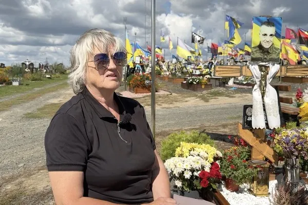 Мама загиблого військовослужбовця Людмила Веремчук