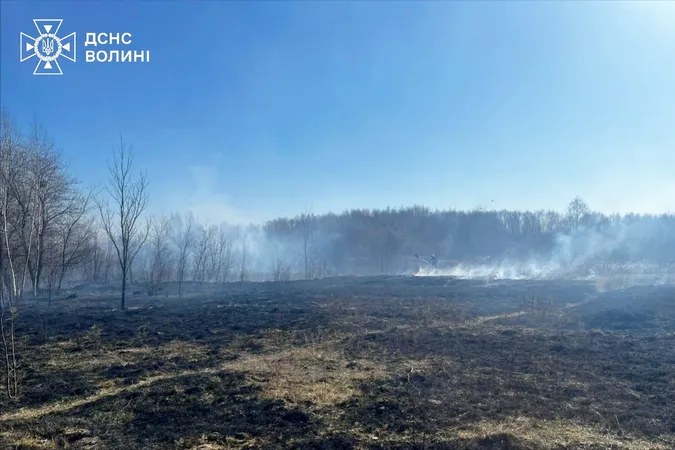 На Волині за добу сталися пожежі у 16 селах (фото)