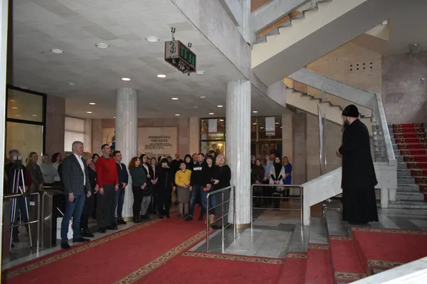 У Волинській ОДА заколядував митрополит Михаїл (відео)