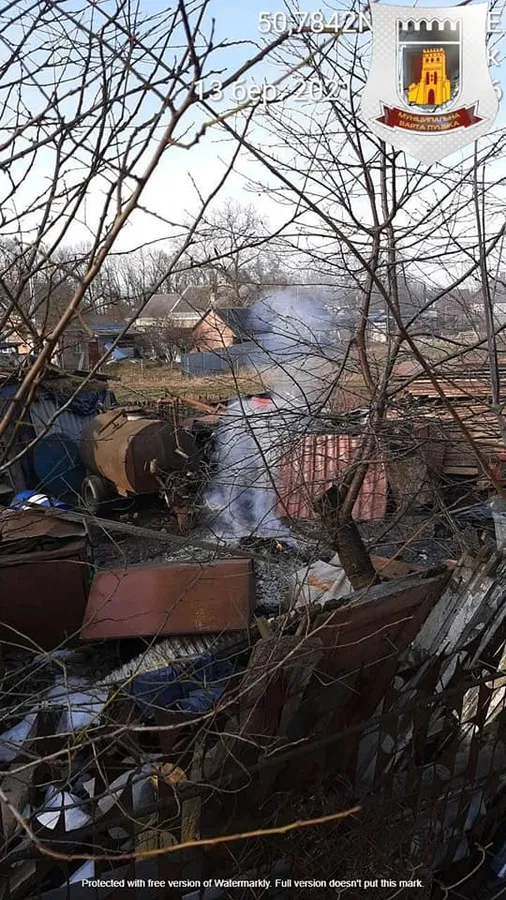 Лучанина покарали за багаття і змусили прибрати територію