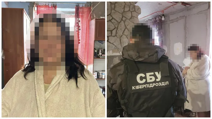 До колаборантки з Дніпра, яку викрила лучанка, навідалася СБУ (фото)