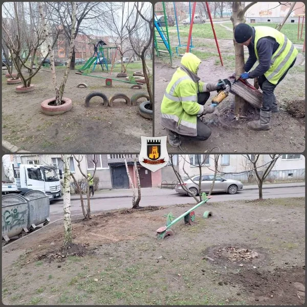 У Луцьку з дворів забирають автомобільні шини (фото)
