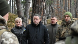 Голова Волинської ОВА Іван Рудницький оглянув фортифікаційні споруди уздовж кордону з Білоруссю