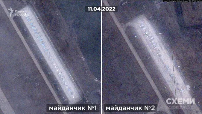 росія збирає військову авіацію на аеродромі в Липецькій області (фото)