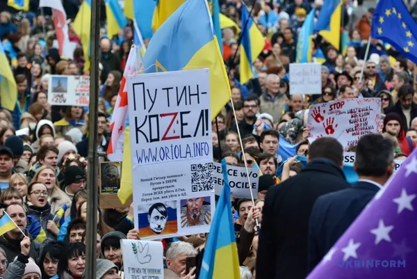 У Мюнхені близько двох тисяч українців провели демонстрацію (фото)