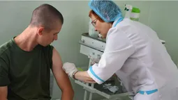 У Луцьку нацгвардійців вакцинують проти кору