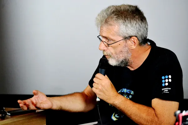 Екс-ведучий «Свободи слова» Куликов розповів лучанам про журналістику і пропаганду (фото)