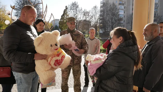 Дружина загиблого на війні волинянина народила дитину (фото)