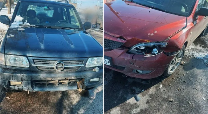У Луцьку на Ковельській п'яний водій на «опелі» влетів у «мазду»