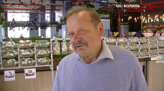 Волинський майстер вітрильників-мініатюр установив рекорд України (відео)
