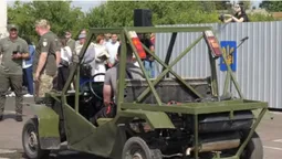 Баггі з «Таврії»: як луцькі студенти самі зробили авто для ЗСУ (відео)