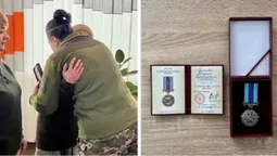 На Волині родині полеглого Героя вручили медаль «За військову службу Україні» (фото)