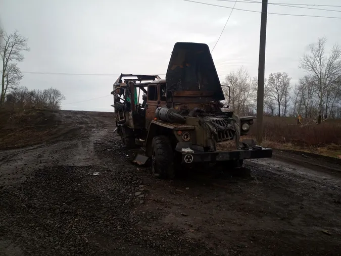 Українські воїни звільнили село на Харківщині та знищили більше двох десятків техніки (фото)