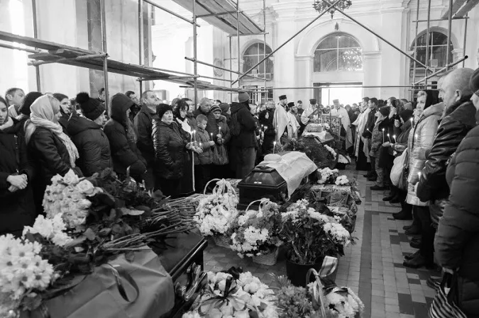 У Луцьку прощались одразу з трьома полеглими Героями (фото)