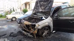 У Луцьку згоріла автівка нардепа (фото) 