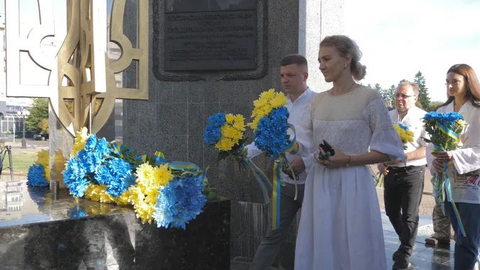 У День Незалежності України в Луцьку вшанували борців за волю (фото, відео)