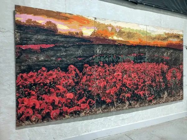 «Сквот на Олегівській»: у Луцьку презентували унікальні картини київських митців (фото)