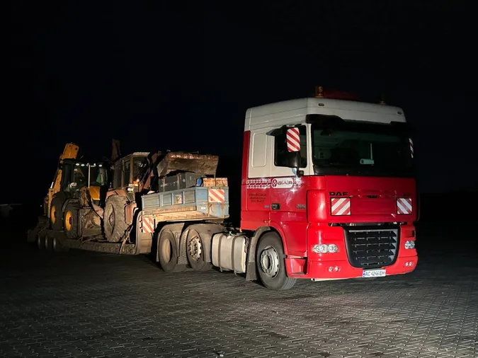 Волинь відправила техніку для ліквідації наслідків підриву Каховської ГЕС