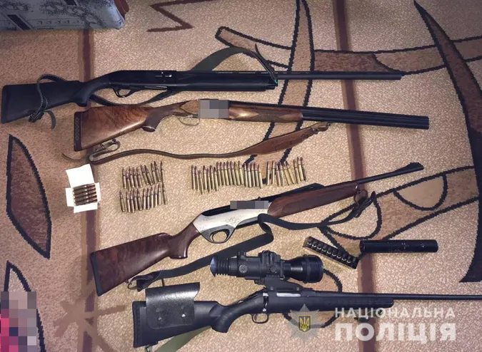 Волинські поліцейські затримали в Яготині «збройового барона» (фото, відео)