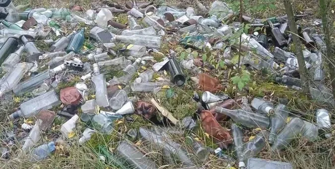 Біля Світязя виявили стихійне сміттєзвалище (фото)