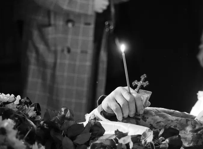 Помер від важкої хвороби: на Волині попрощалися із воїном Валерієм Щетіним (фото)