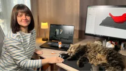 Лучанка опанувала 3D-друк, аби продовжити справу чоловіка-воїна